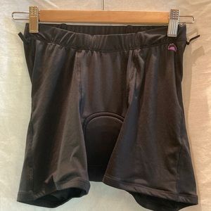 Zoic mountain biking padded liner shorts, women’s small.